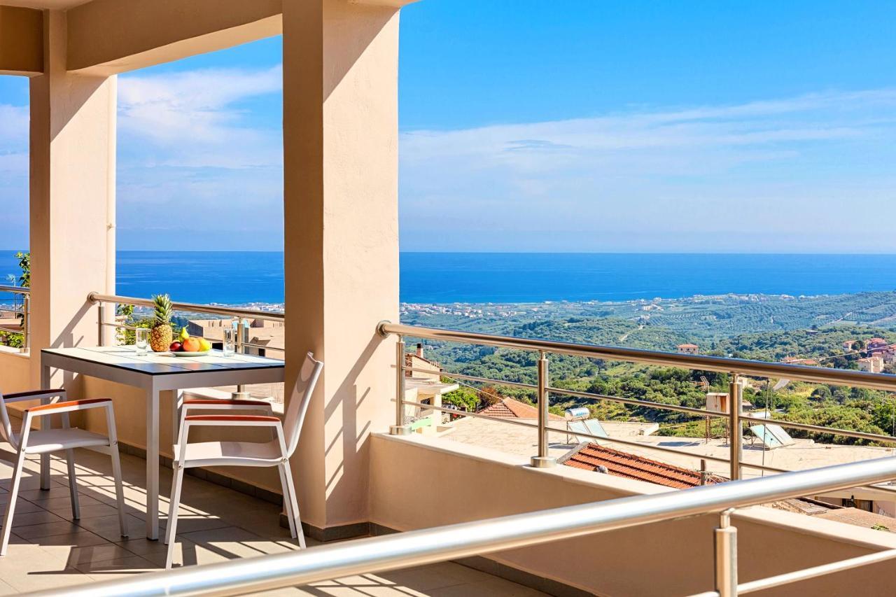 Villa Di Giorgio Heated Pool Kournás المظهر الخارجي الصورة
