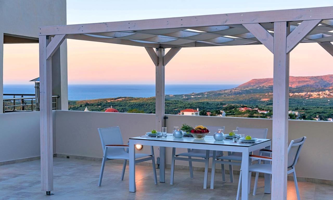 Villa Di Giorgio Heated Pool Kournás المظهر الخارجي الصورة