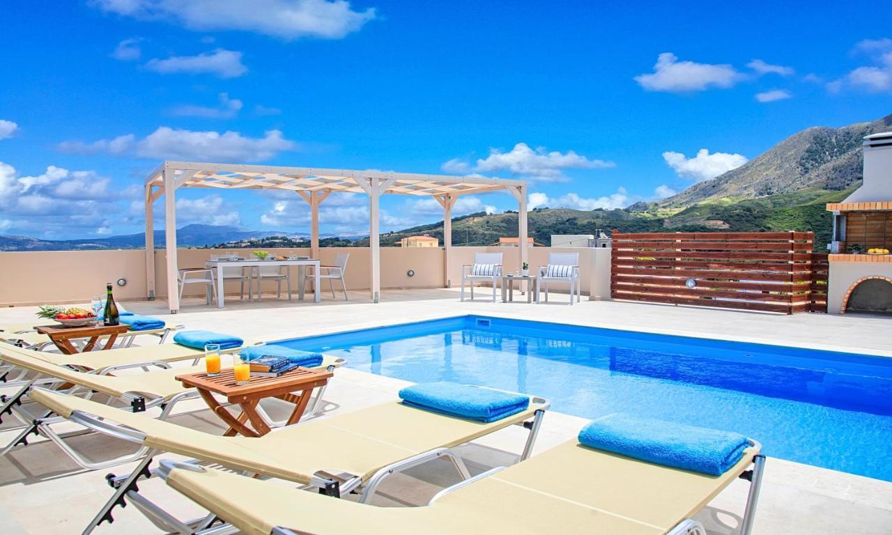 Villa Di Giorgio Heated Pool Kournás المظهر الخارجي الصورة