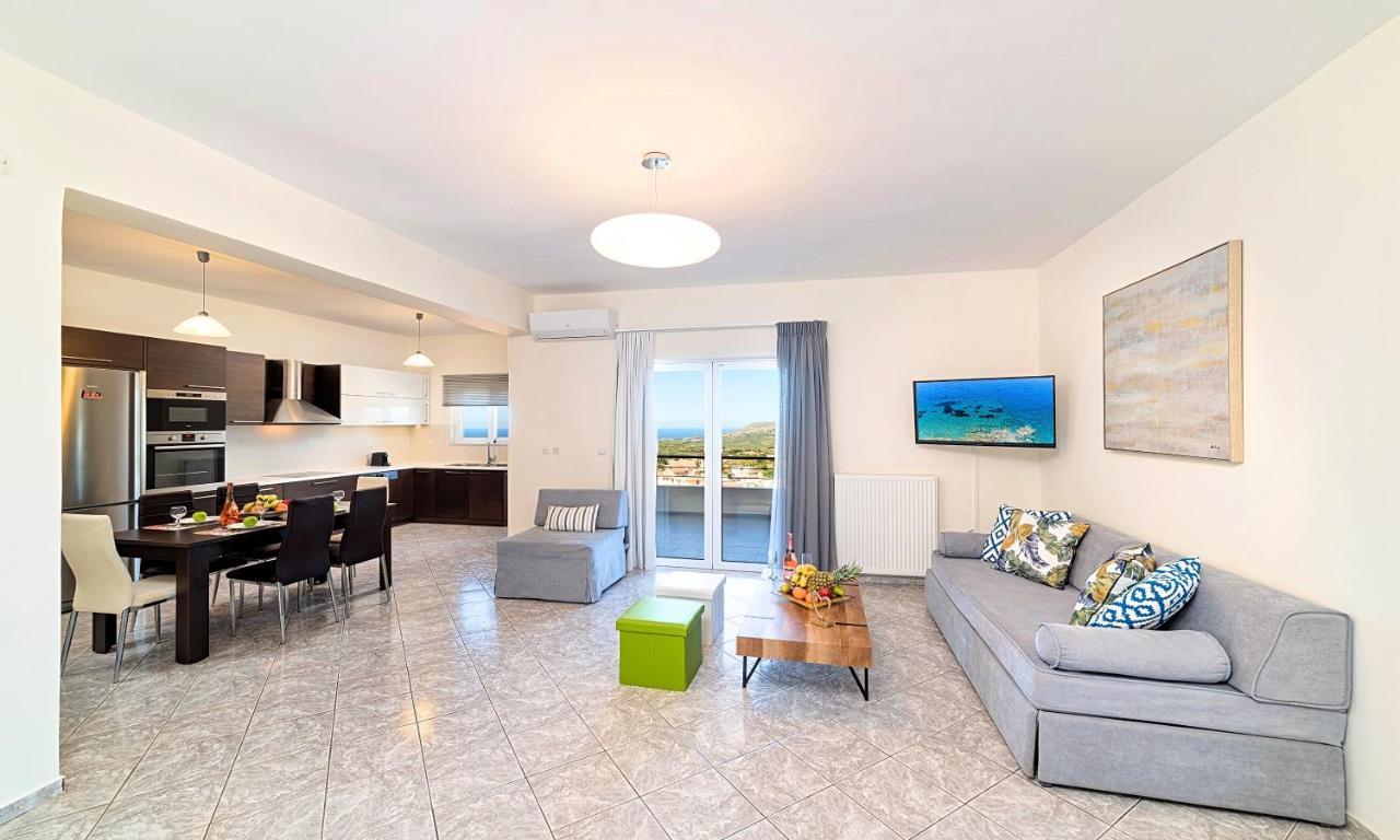 Villa Di Giorgio Heated Pool Kournás المظهر الخارجي الصورة